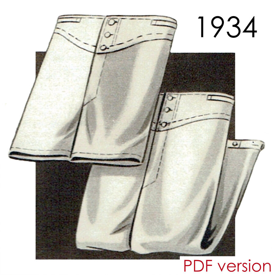 1930s Men's Underwear PDF Pattern - Menswear PDF Patterns - Vintage Pattern  Shop PDF and Paper patterns for sale